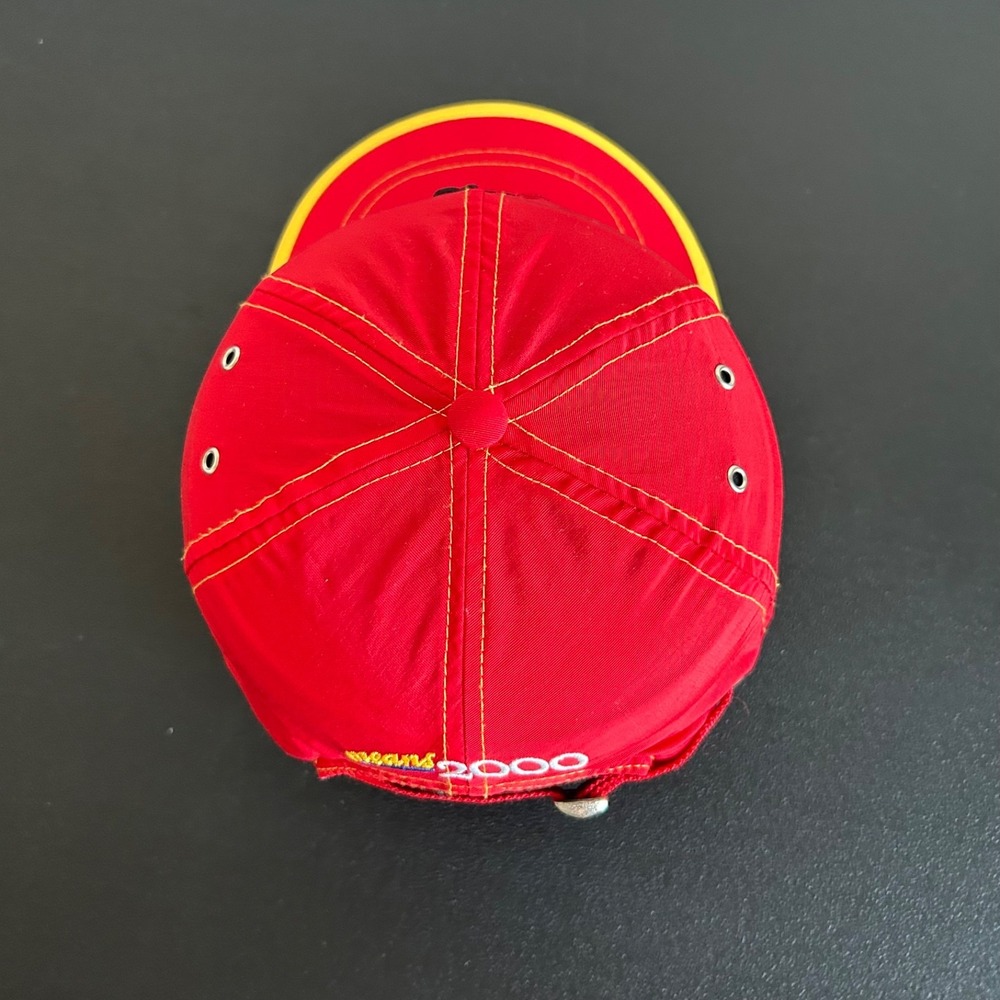 Vintage 2000 M&M Hat Cap Strap Back Adjustable Red Y2K Candy Promo Adult - Picture 5 of 7